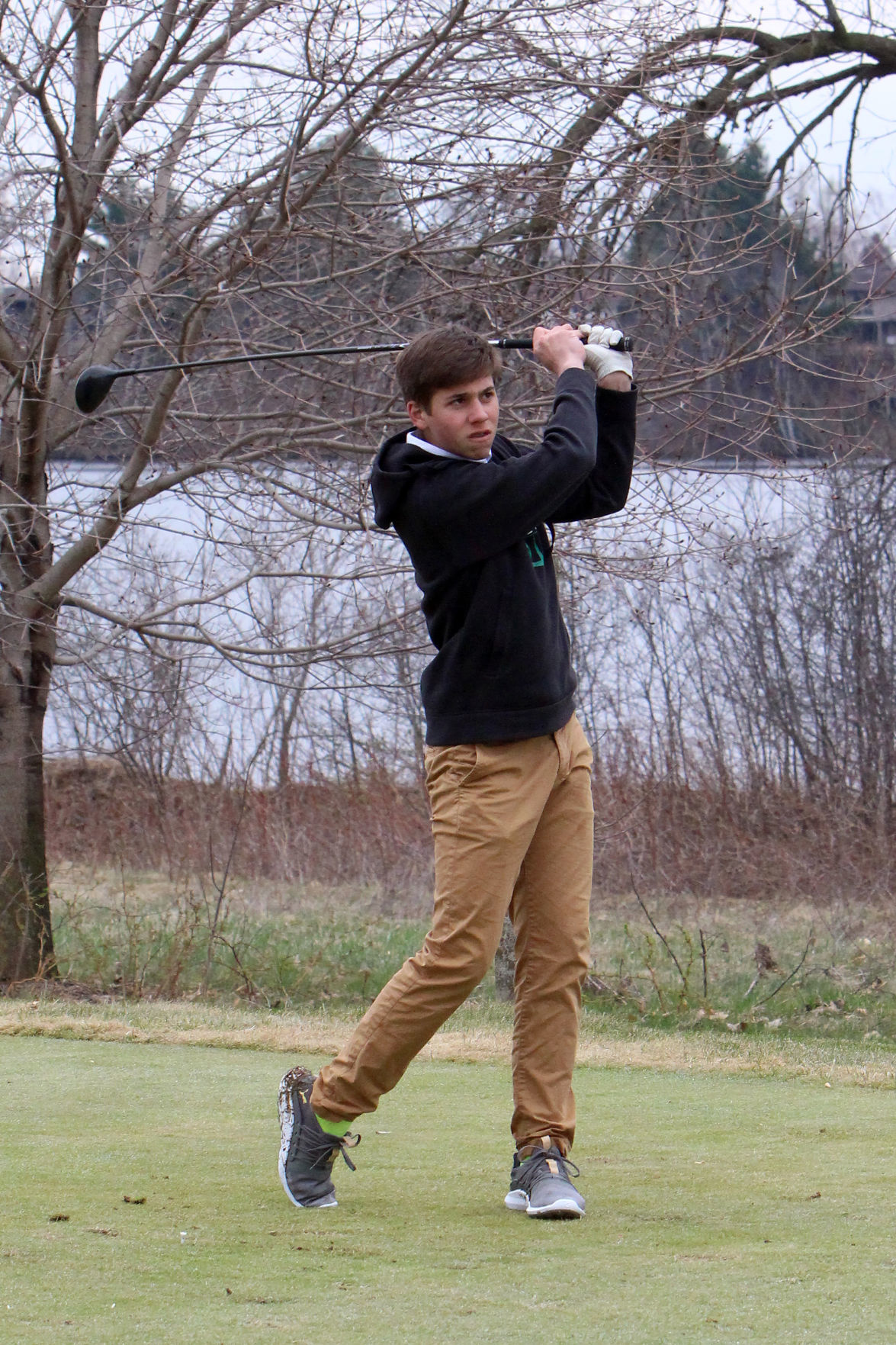 Cloverbelt-Dairyland boys golf invite at Lake Wissota golf 4-29-19